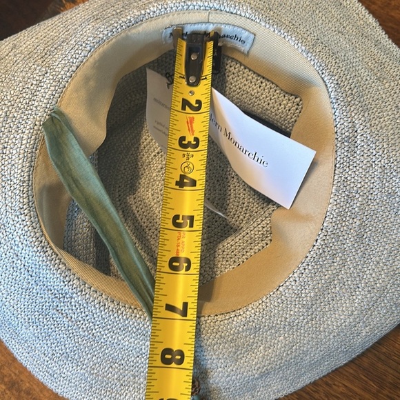 Modern Monarchie summer straw hat in Baby blue. Small. NWTs - Picture 8 of 8